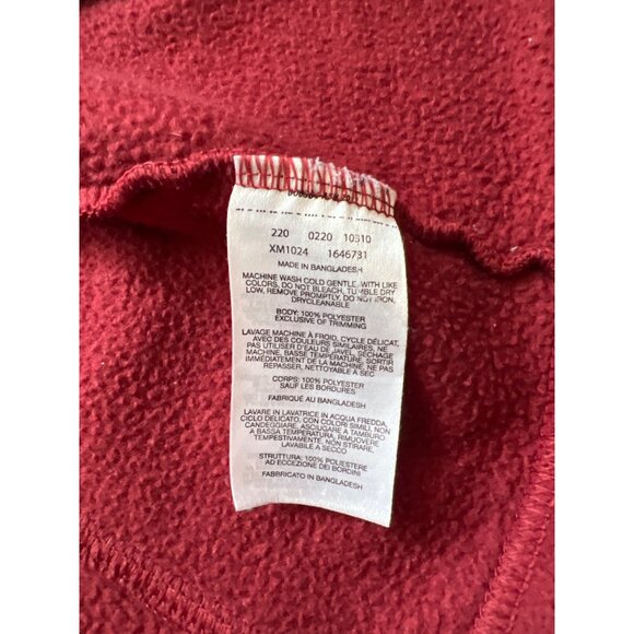 Columbia Mens Fleece Vest Red Size M Full Zip Sleeveless Outerwear Polyester - Picture 6 of 6